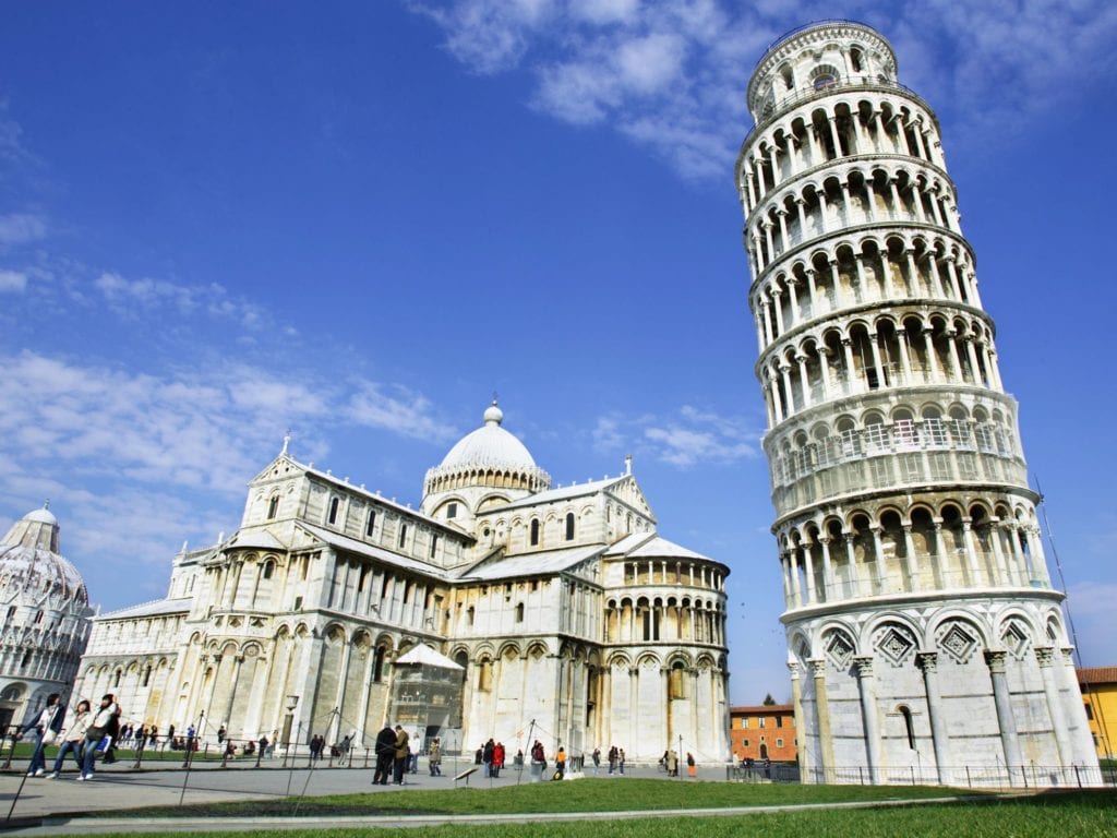 good trivia questions, Leaning Tower of Pisa 
