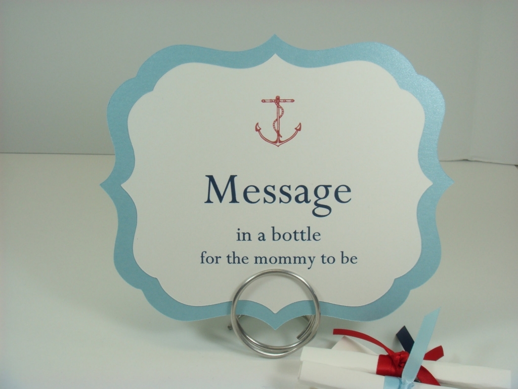Baby shower card