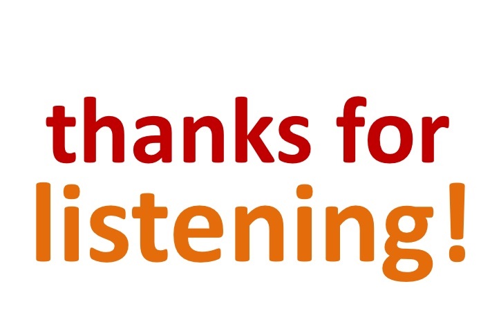 When Is It Appropriate To Say Thank You for Listening?